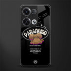 paranoid back phone cover | glass case for oppo reno 8