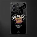 paranoid back phone cover | glass case for vivo v25-5g