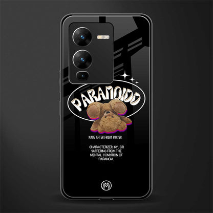 paranoid back phone cover | glass case for vivo v25 pro 5g
