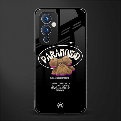 paranoid back phone cover | glass case for oneplus 9