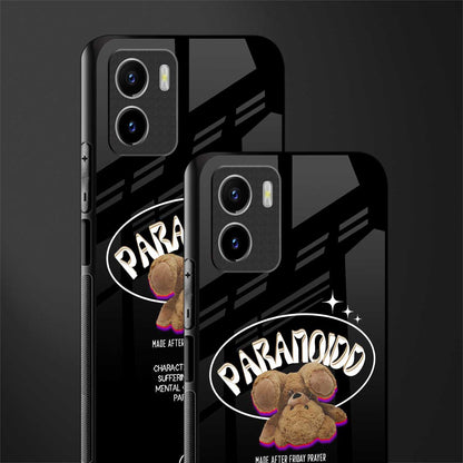 paranoid back phone cover | glass case for vivo y72