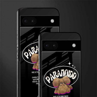 paranoid back phone cover | glass case for google pixel 6a