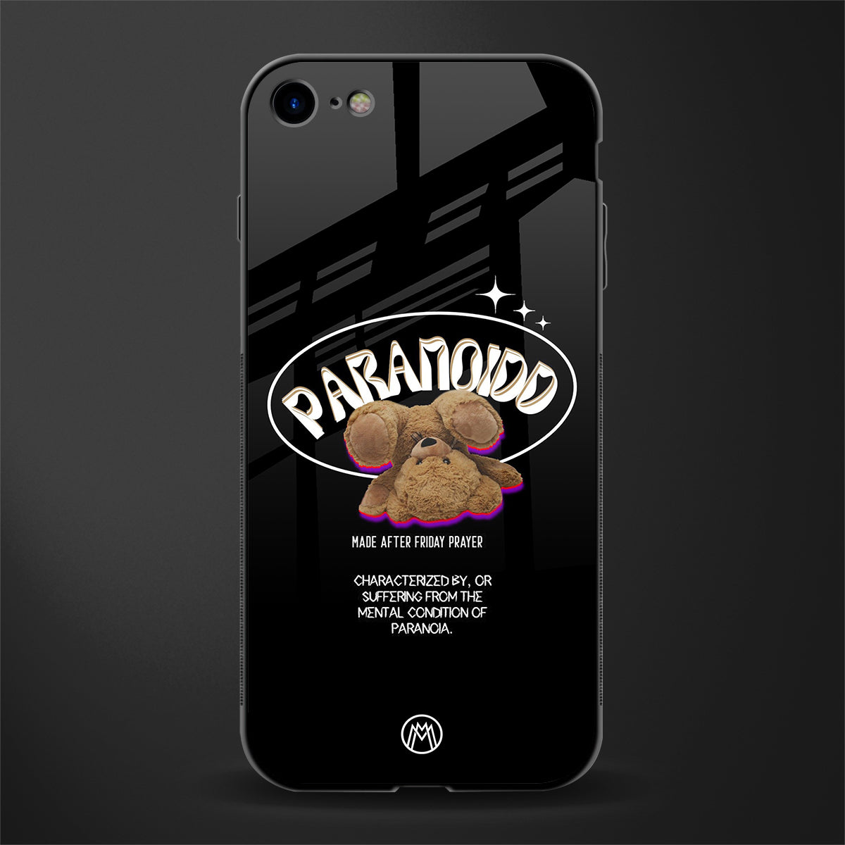 paranoid glass case for iphone se 2020 image