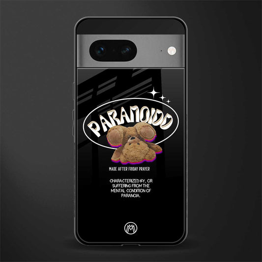 paranoid back phone cover | glass case for google pixel 7