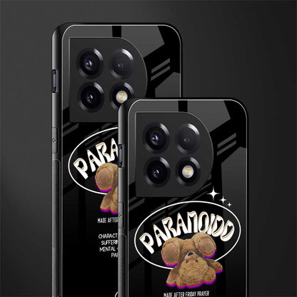 paranoid back phone cover | glass case for oneplus 11