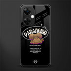 paranoid back phone cover | glass case for oneplus nord ce 3 lite