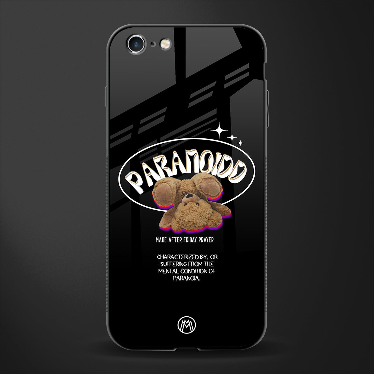 paranoid glass case for iphone 6s image