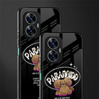 paranoid back phone cover | glass case for realme c55