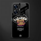 paranoid back phone cover | glass case for realme c55