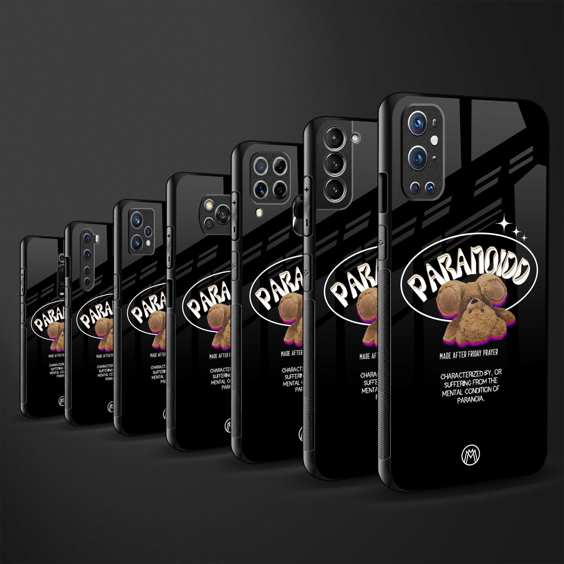 paranoid back phone cover | glass case for samsung galaxy a33 5g