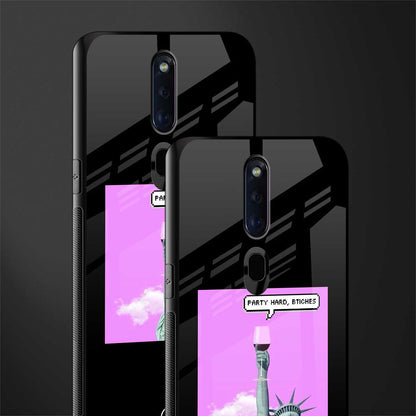 party hard bitches glass case for oppo f11 pro image-2