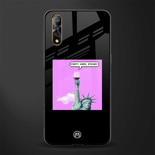 party hard bitches glass case for vivo z1x image