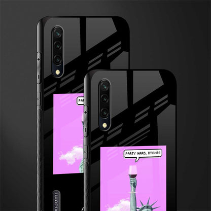 party hard bitches glass case for mi a3 redmi a3 image-2