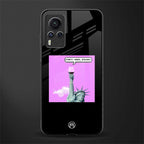 party hard bitches glass case for vivo x60 pro image