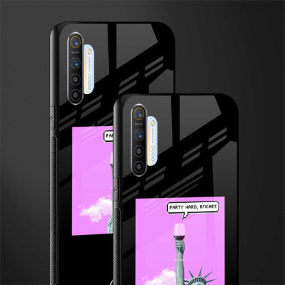 party hard bitches glass case for realme x2 image-2
