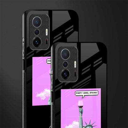 party hard bitches glass case for mi 11t pro 5g image-2