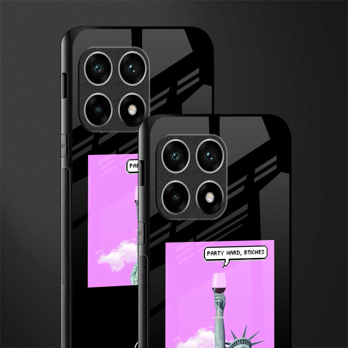 party hard bitches glass case for oneplus 10 pro 5g image-2