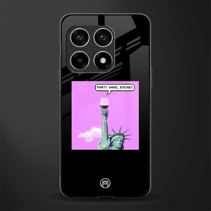 party hard bitches glass case for oneplus 10 pro 5g image