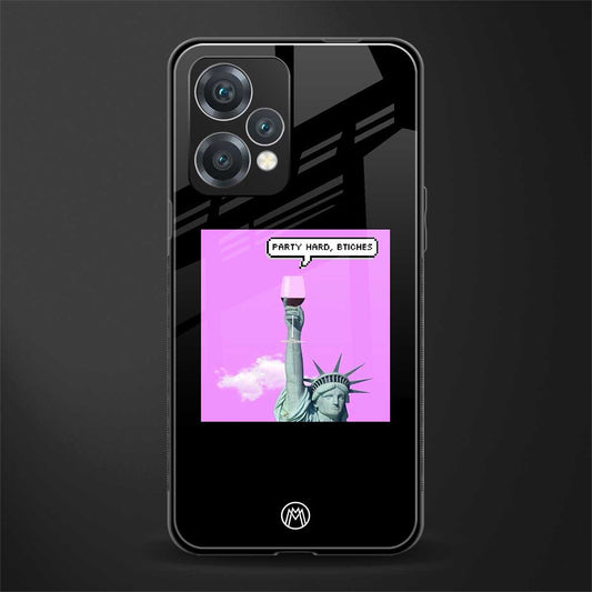 party hard bitches back phone cover | glass case for oneplus nord ce 2 lite 5g