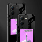 party hard bitches back phone cover | glass case for vivo v25 pro 5g