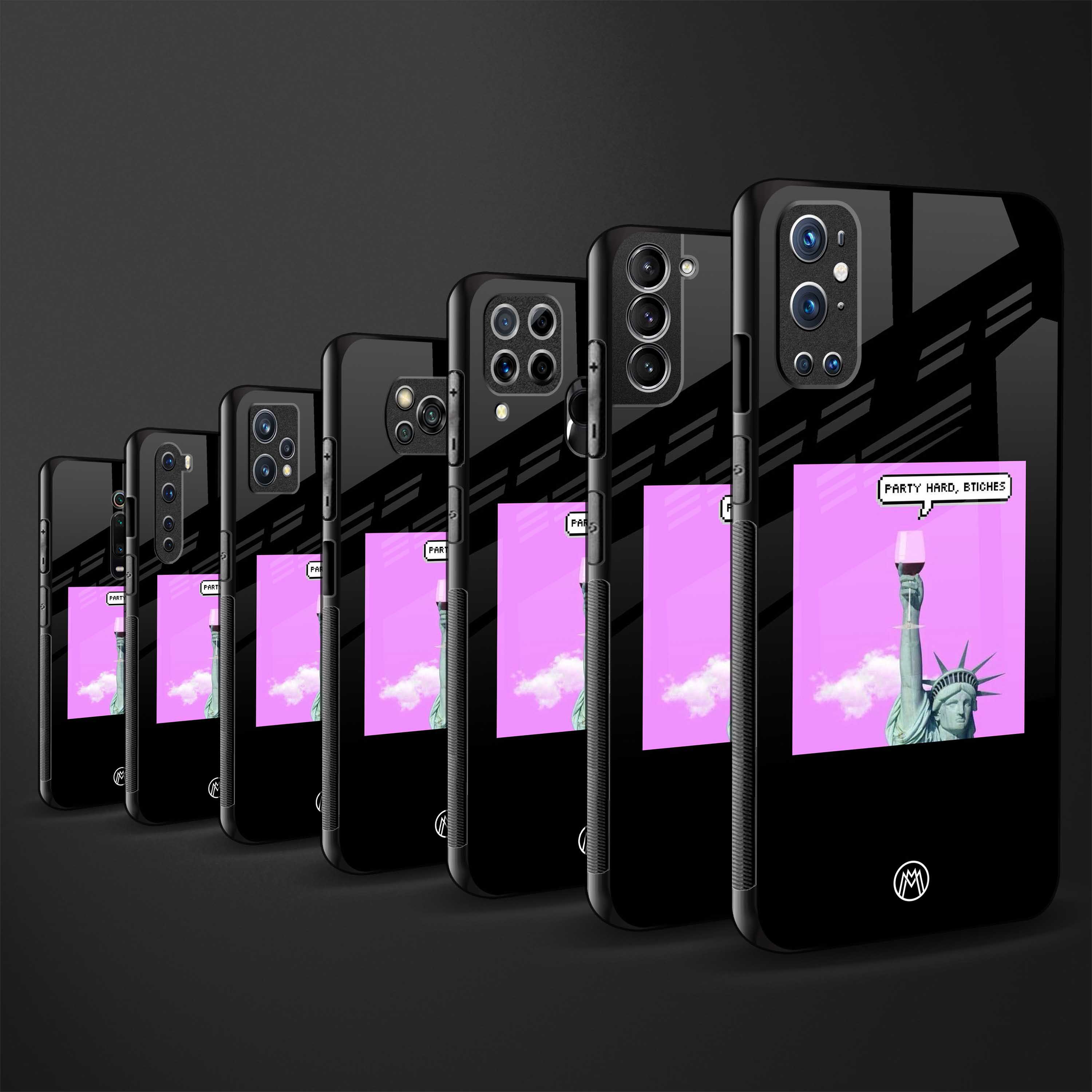 party hard bitches glass case for oppo a54 image-3