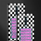 patience checkered glass case for oppo reno 2f image-2