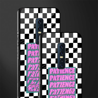 patience checkered glass case for vivo v17 pro image-2