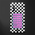 patience checkered glass case for vivo v15 pro image
