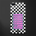 patience checkered glass case for realme c1 image