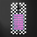 patience checkered glass case for oppo a5 2020 image