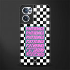 patience checkered glass case for oneplus nord ce 2 5g image