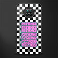 patience checkered glass case for mi 10i image
