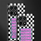 patience checkered glass case for oneplus 10 pro 5g image-2