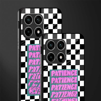 patience checkered glass case for oneplus 10 pro 5g image-2