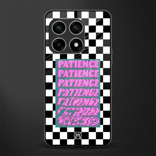 patience checkered glass case for oneplus 10 pro 5g image