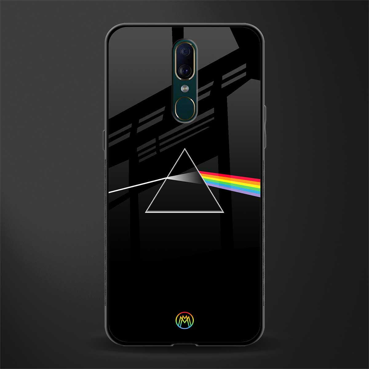 pink floyd glass case for oppo a9 image