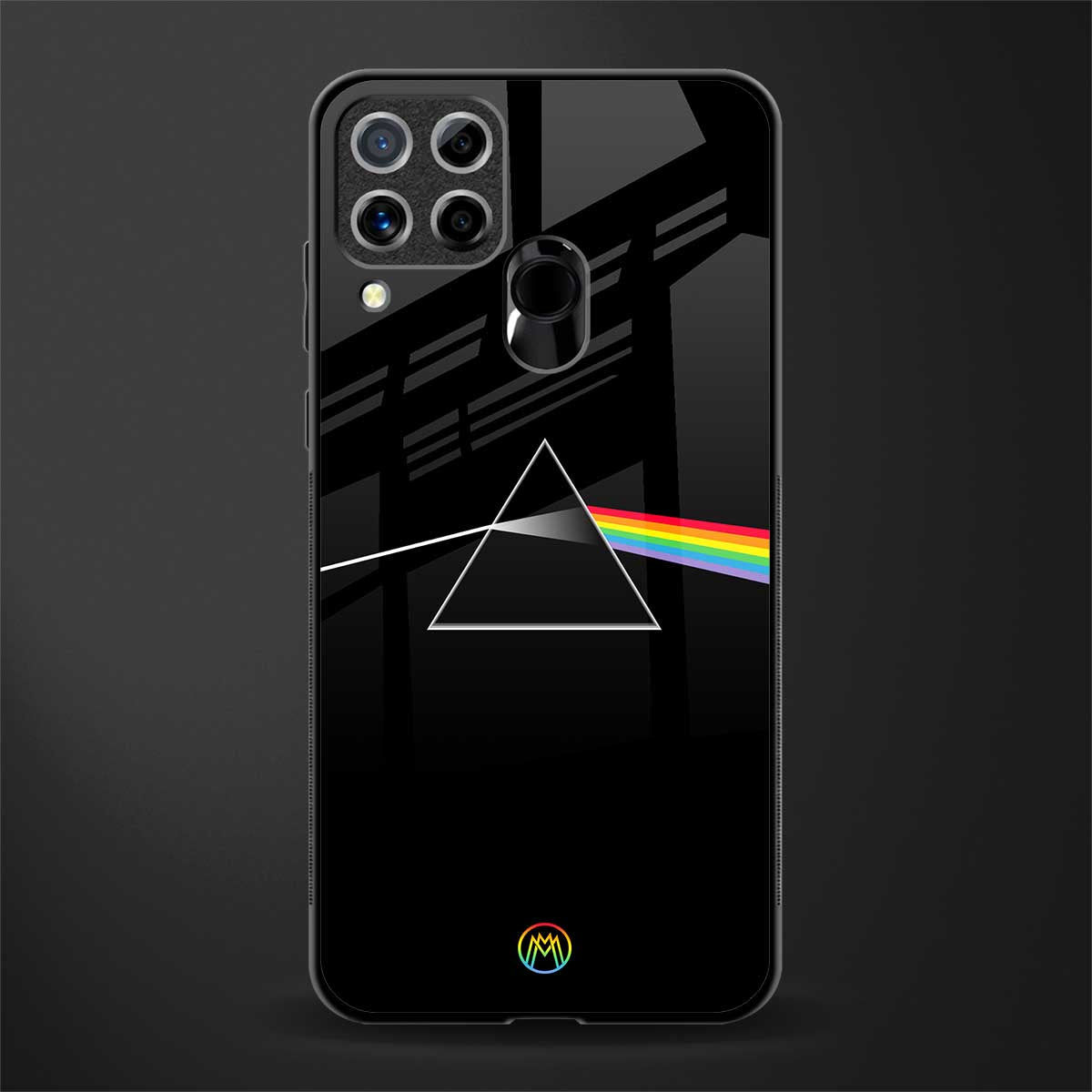 pink floyd glass case for realme c15 image