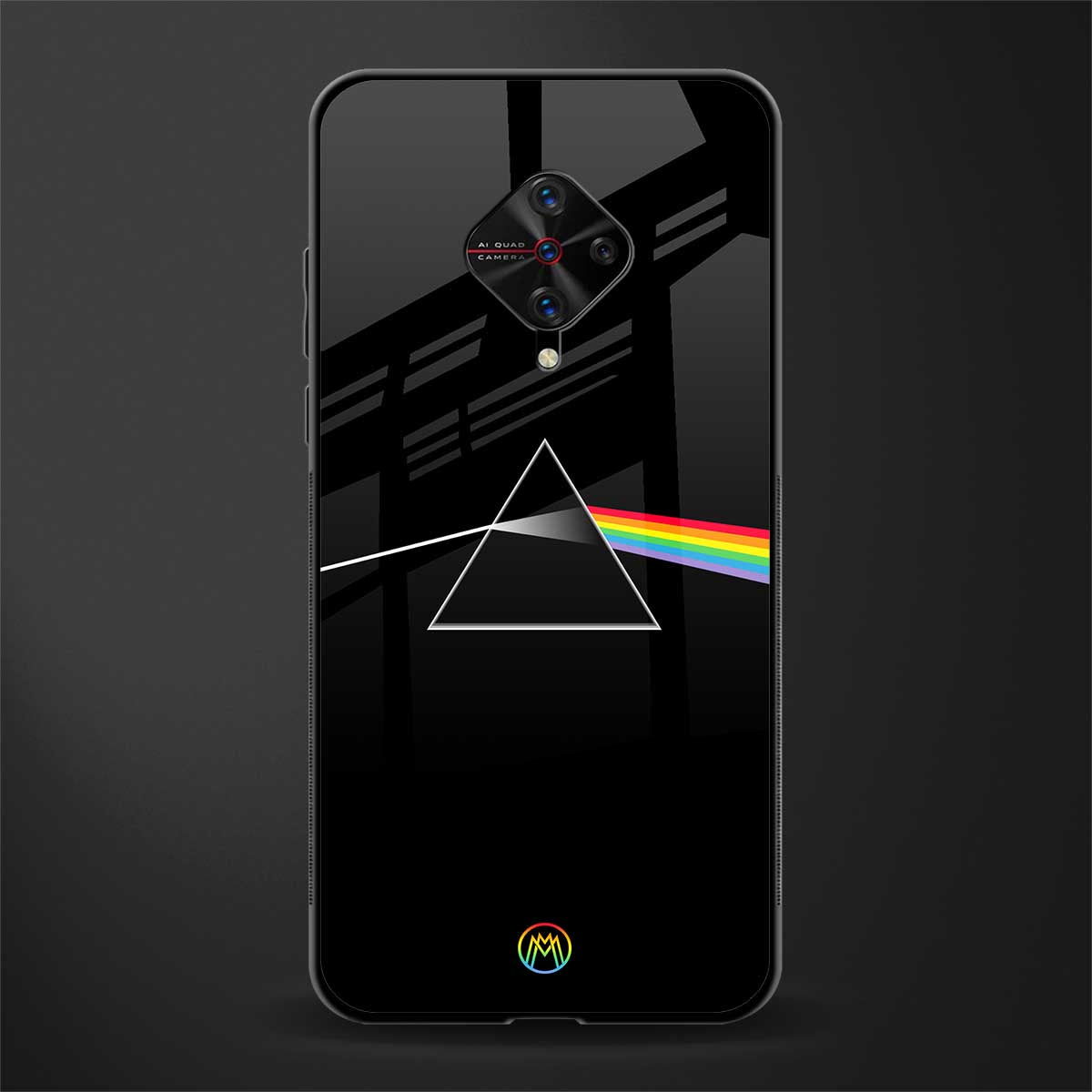 pink floyd glass case for vivo s1 pro image