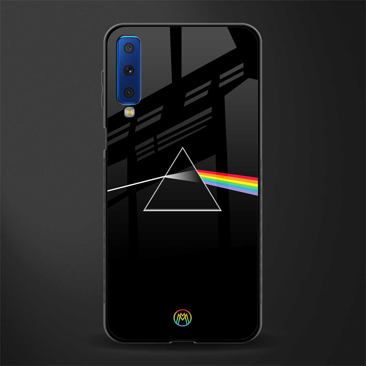 pink floyd glass case for samsung galaxy a7 2018 image