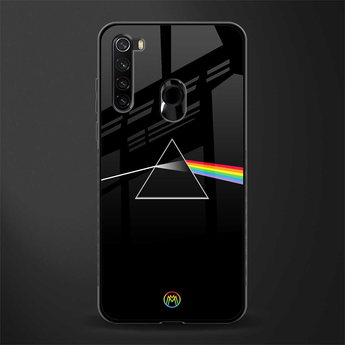 pink floyd glass case for redmi note 8 image