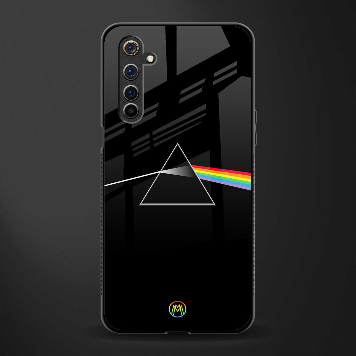 pink floyd glass case for realme 6 image