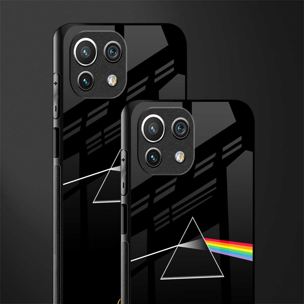 pink floyd glass case for mi 11 lite image-2