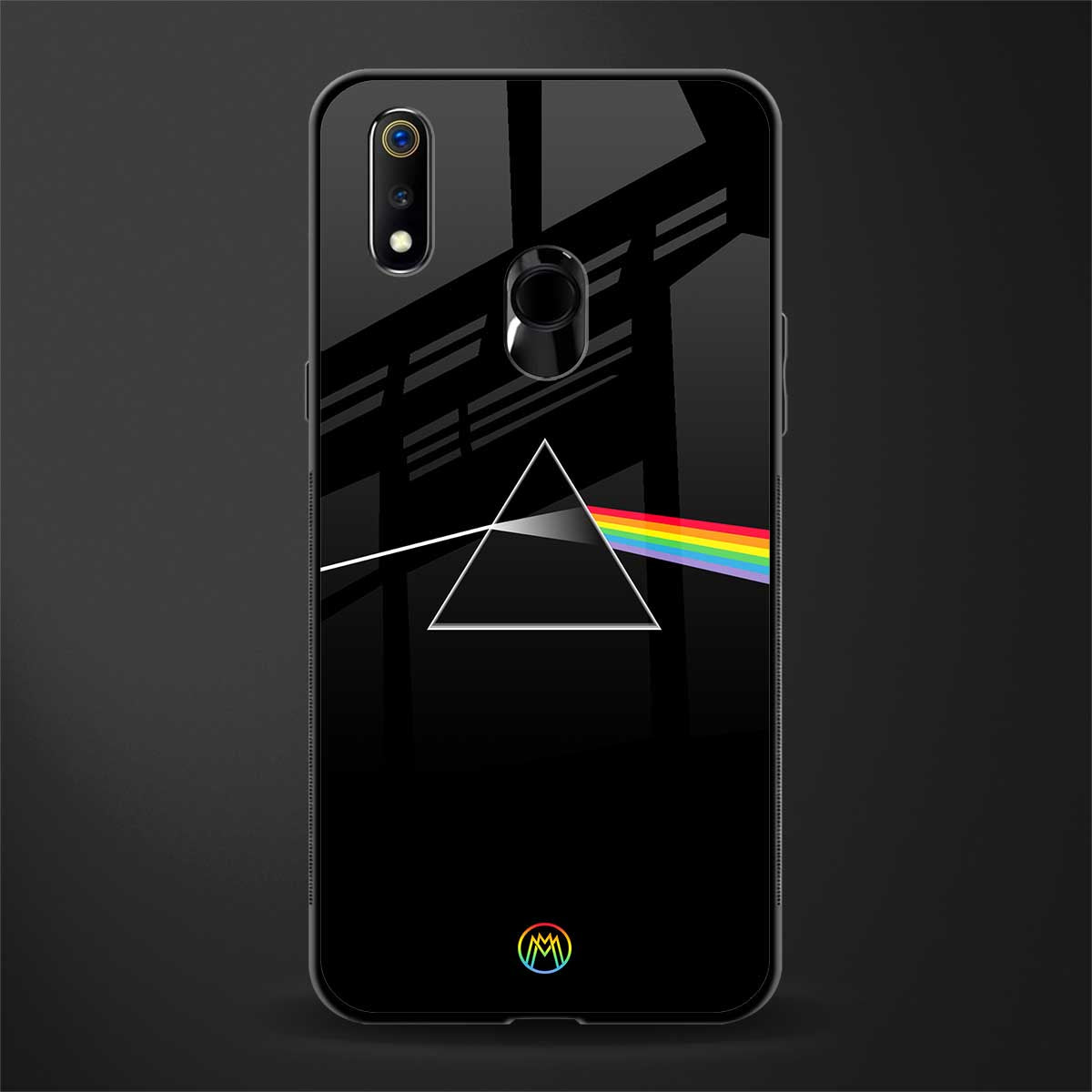 pink floyd glass case for realme 3 image