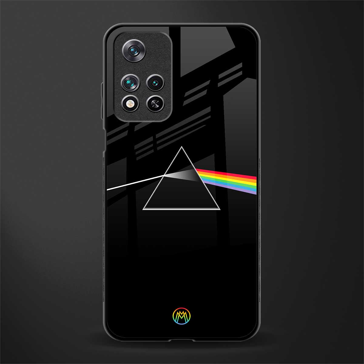 pink floyd glass case for poco m4 pro 5g image