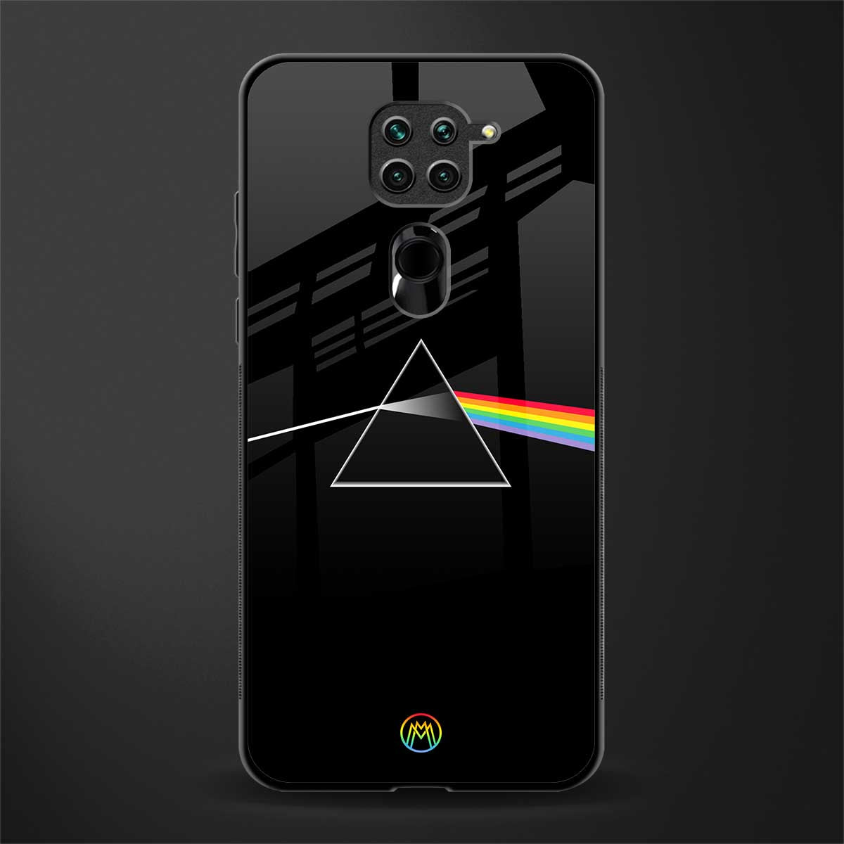 pink floyd glass case for redmi note 9 image
