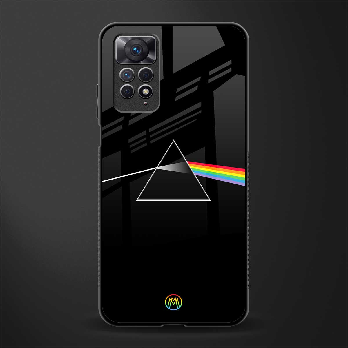 pink floyd glass case for redmi note 11 image