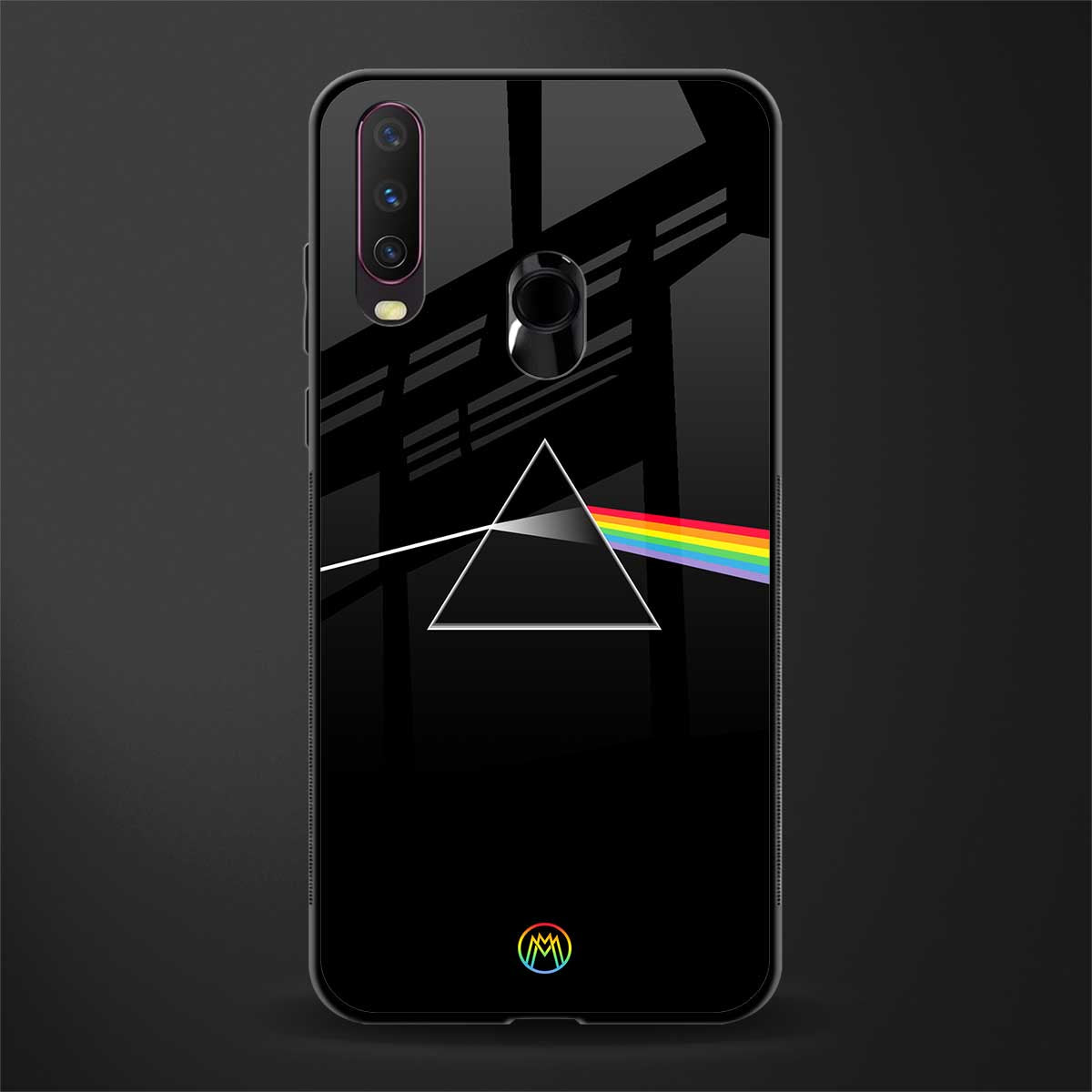 pink floyd glass case for vivo y17 image