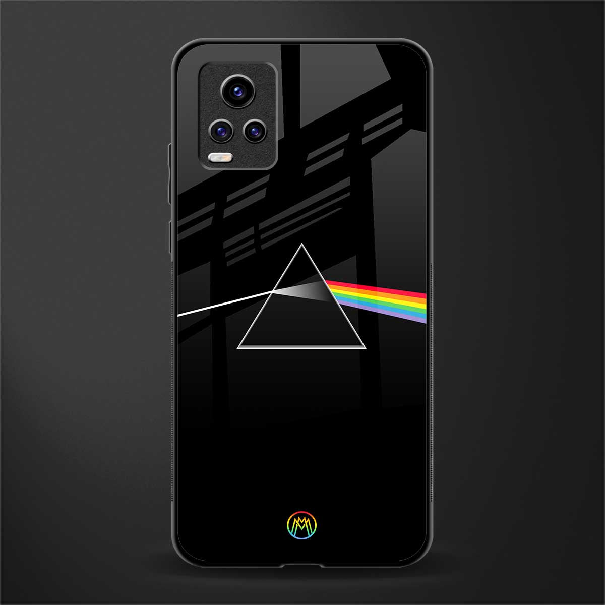 pink floyd glass case for vivo v20 image