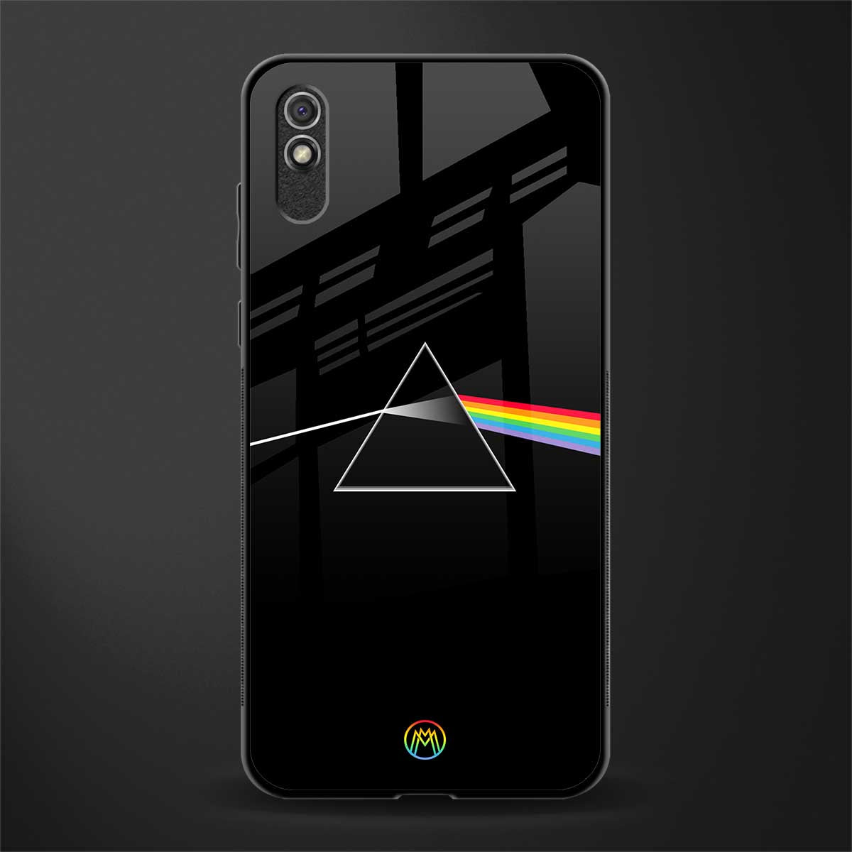 pink floyd glass case for redmi 9i image
