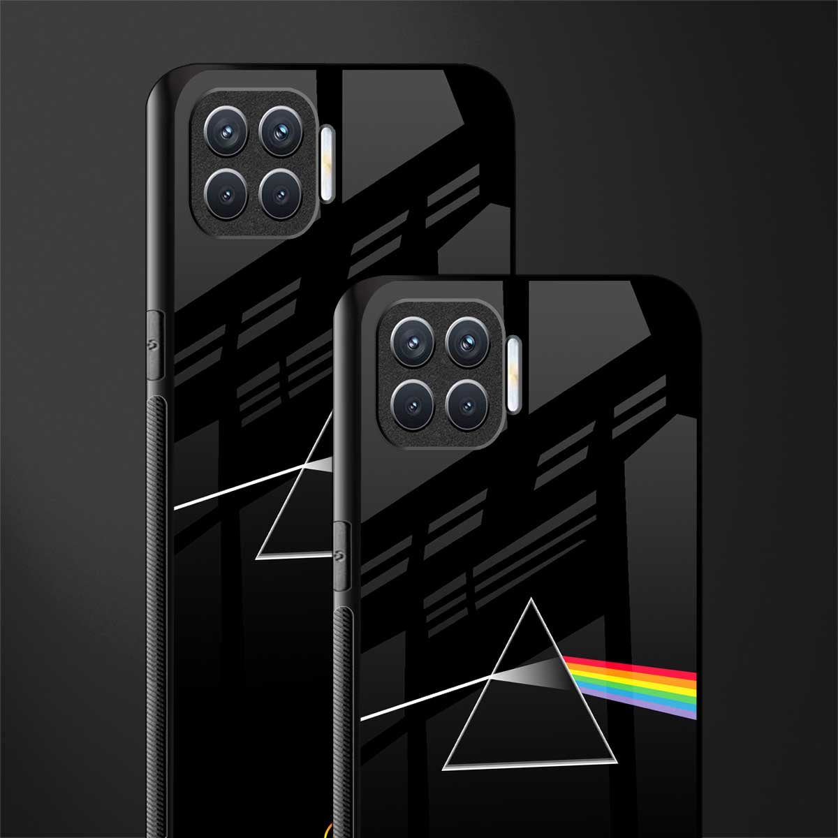 pink floyd glass case for oppo f17 pro image-2